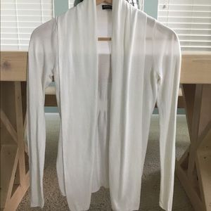 Express white lightweight cardigan